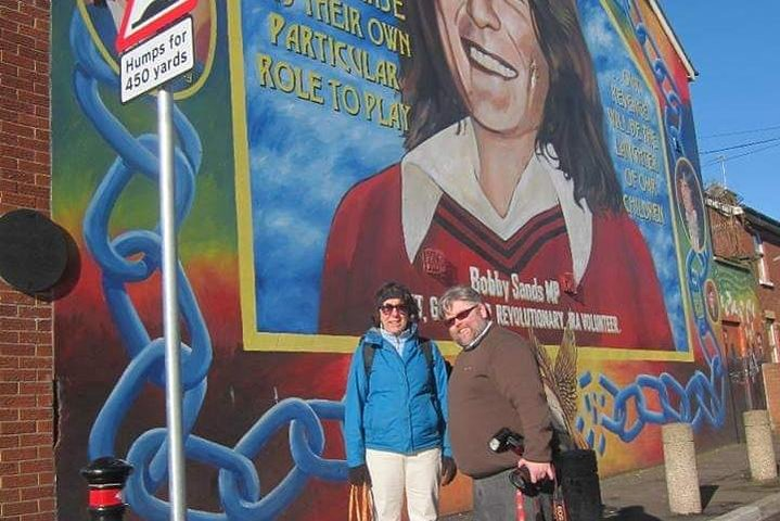 At the Bobby Sands Mural